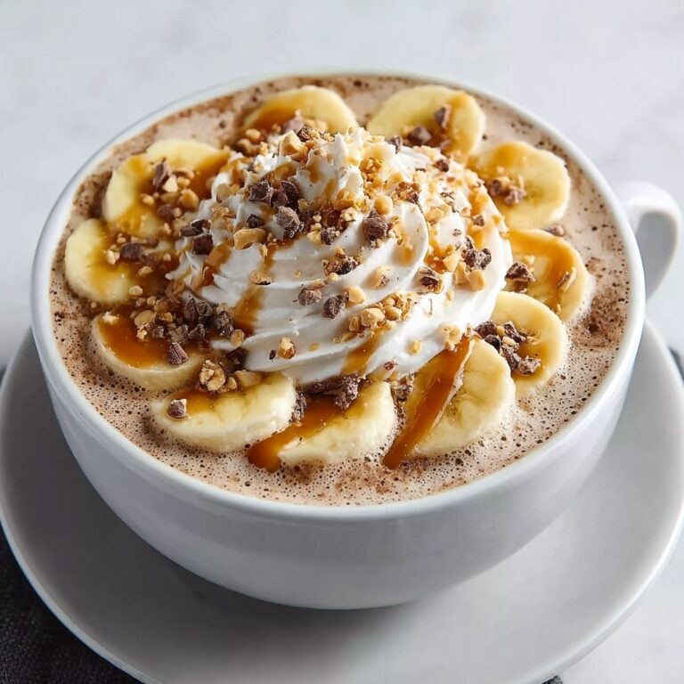 Creamy Banana Peanut Butter Coffee Smoothie Recipe