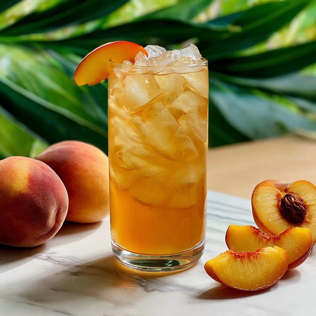 Olive Garden Peach Bellini Tea Recipe - Recipe Image