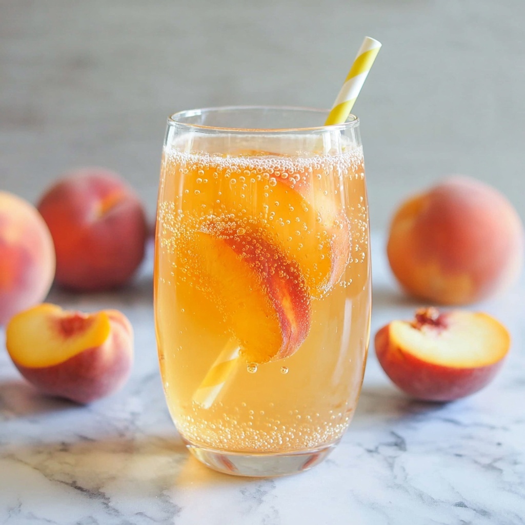 Ginger Peach Lemonade Recipe - Recipe Image