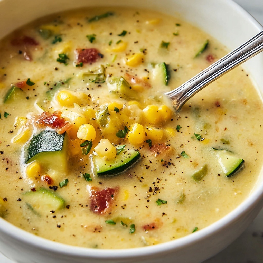 Summer Corn and Zucchini Chowder Recipe - Recipe Image