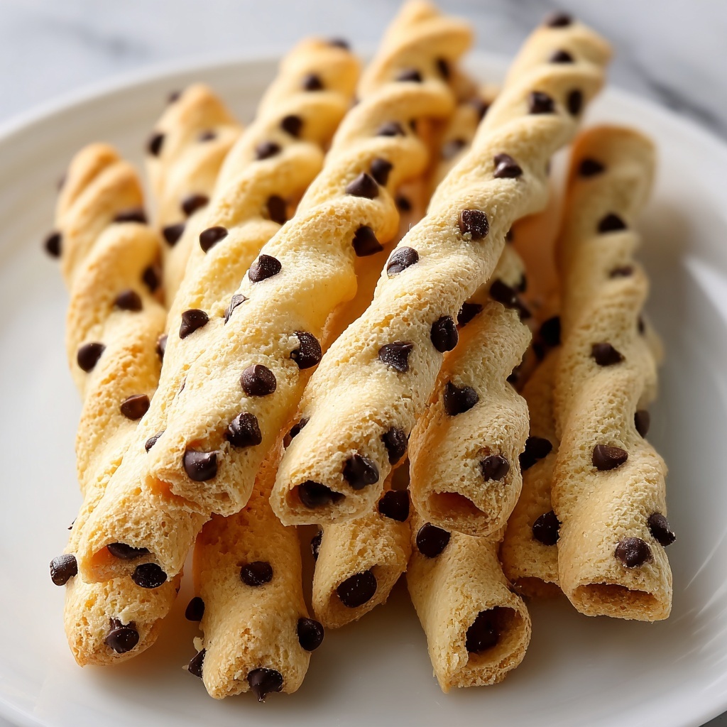 Chocolate Chip Cookie Dough Twists Recipe - Recipe Image