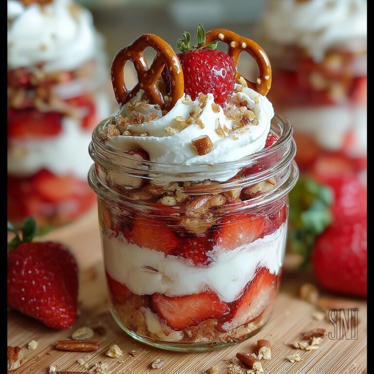 Strawberry Pretzel Salad Parfaits Recipe