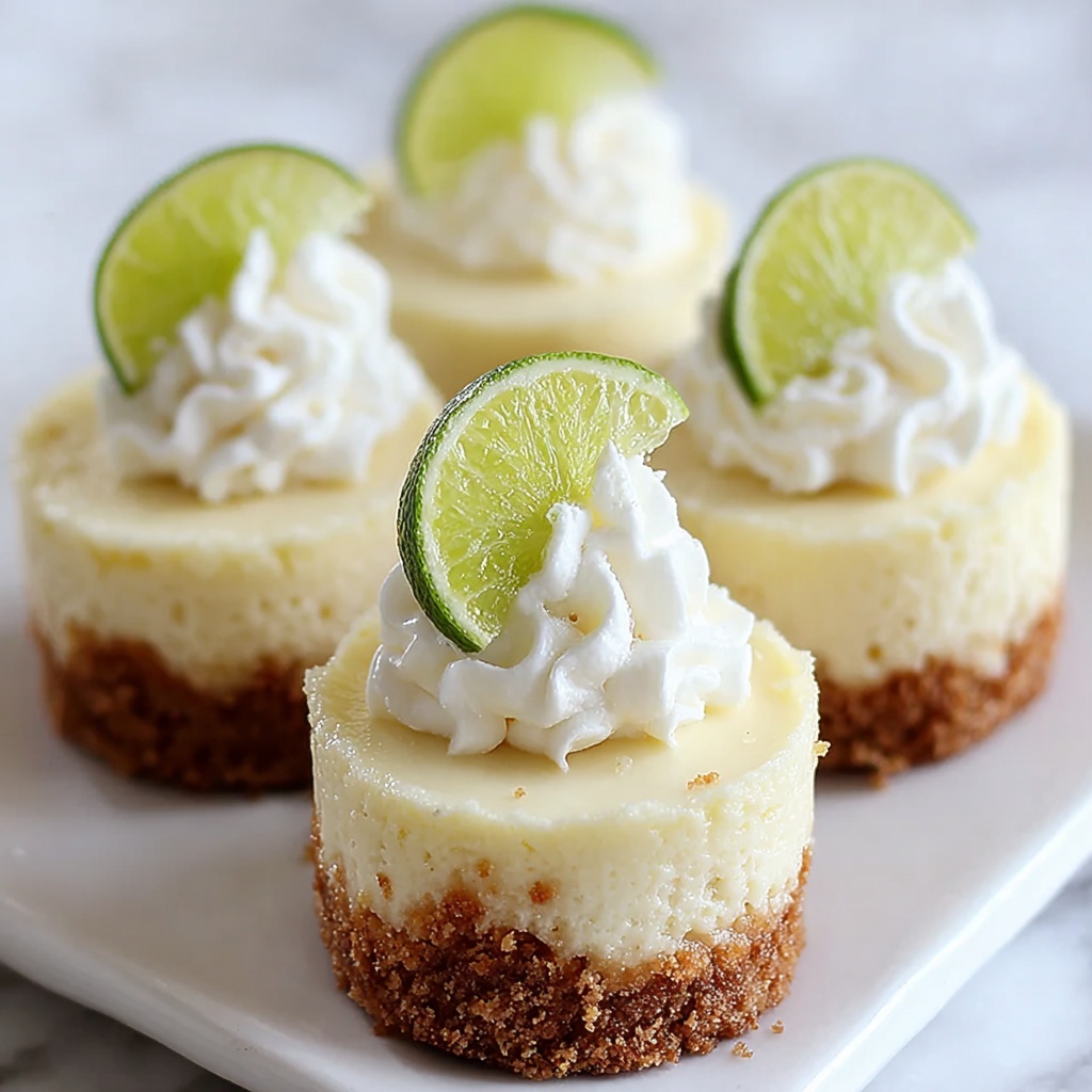 Mini Key Lime Cheesecakes Recipe - Recipe Image