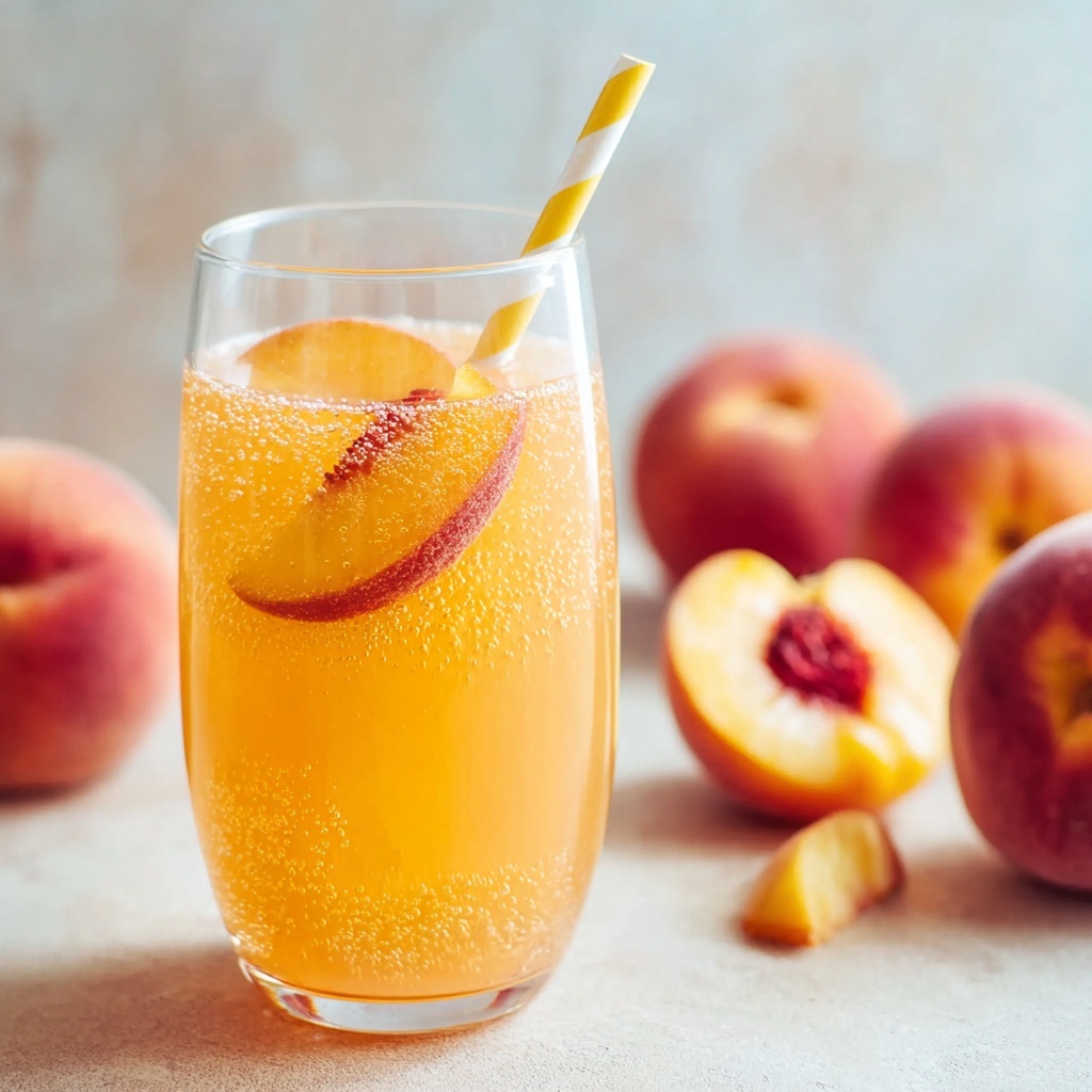 Ginger Peach Lemonade Recipe - Recipe Image