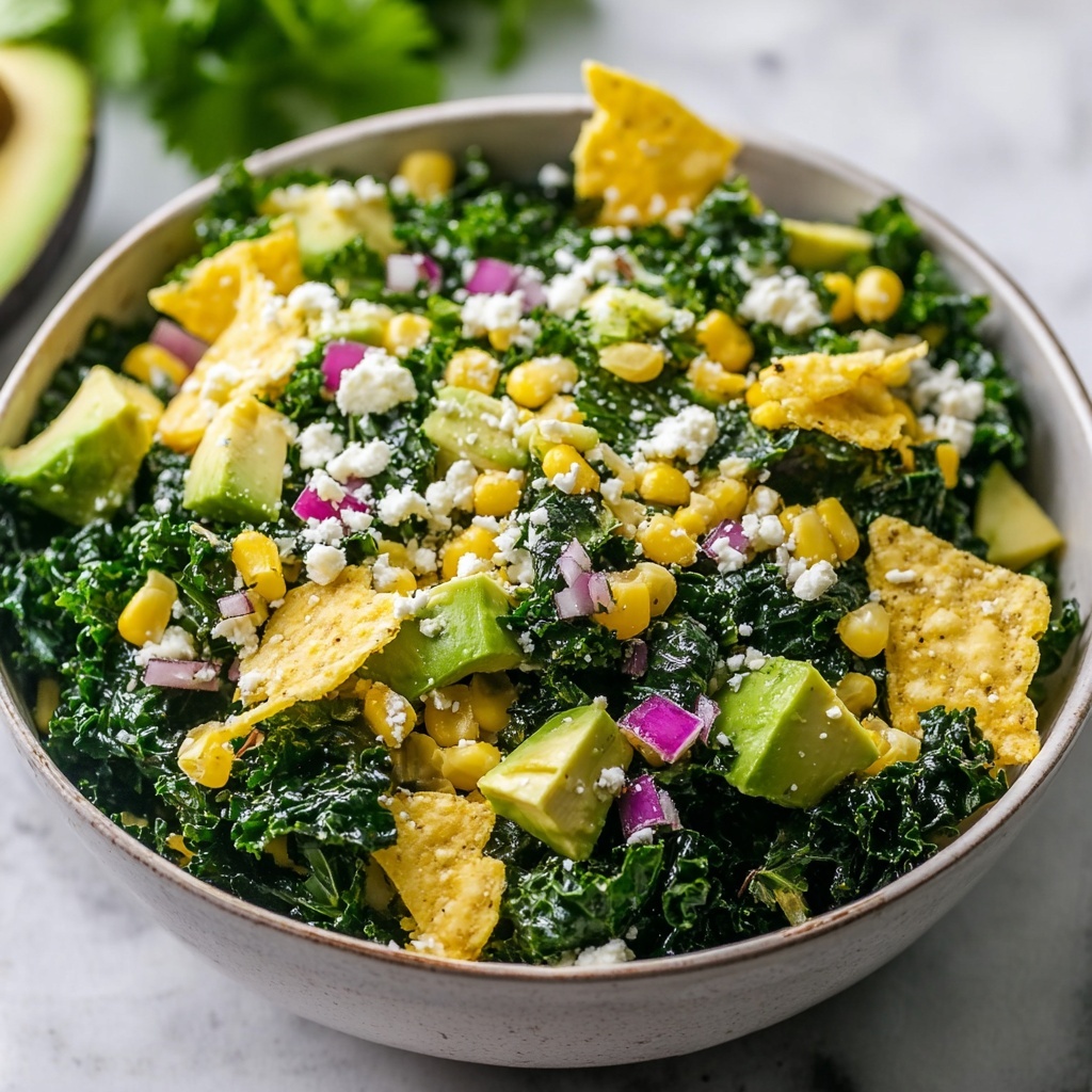 Mexican Street Corn Kale Salad Recipe - Recipe Image