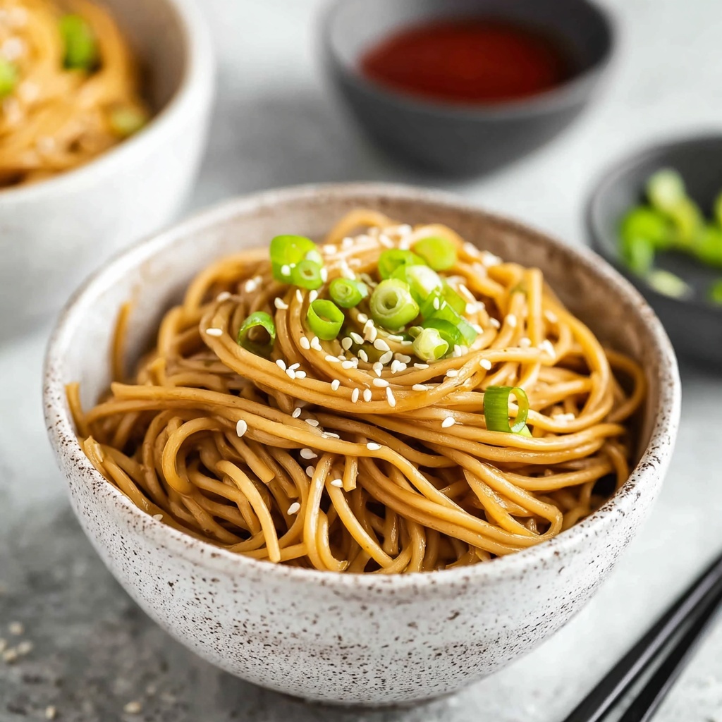 Garlic Sesame Noodles Recipe - Recipe Image