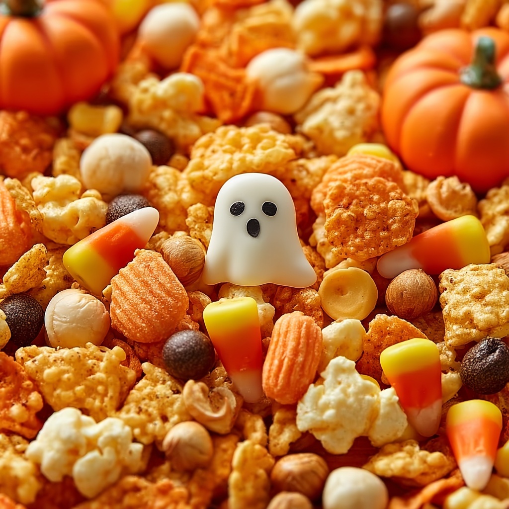 Scarecrow Crunch Snack Mix Recipe - Recipe Image
