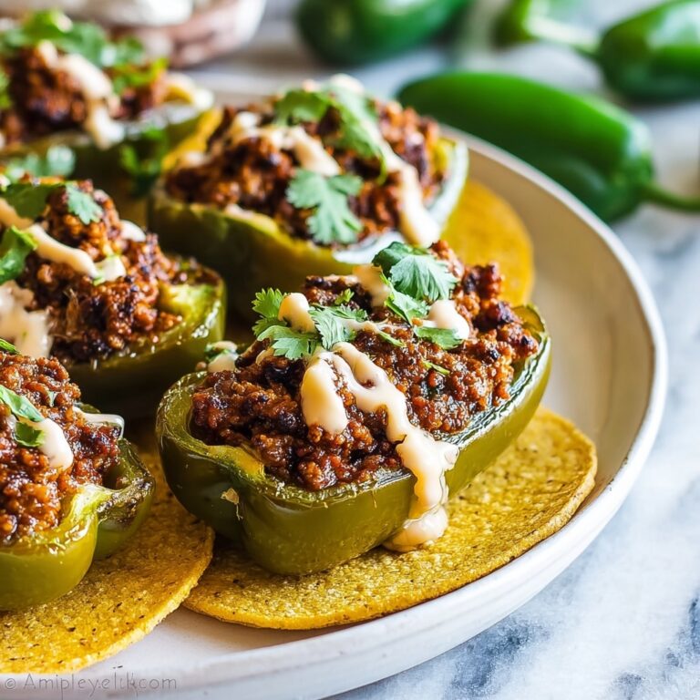 Cheese and Chicken Sausage Stuffed Jalapeños Recipe