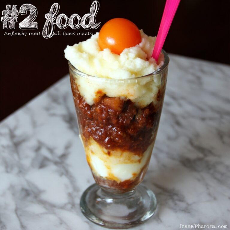 April Fools Meat & Potato Sundae Recipe