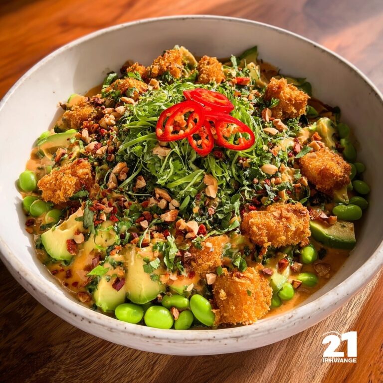 Crispy Rice Salad with Peanut-Chili Dressing Recipe