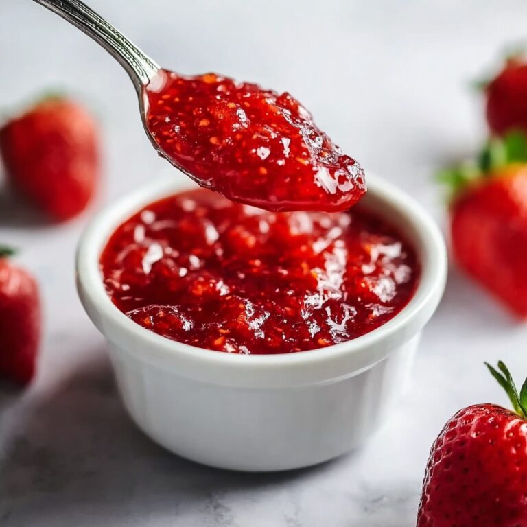 Easy Homemade Strawberry Sauce Recipe