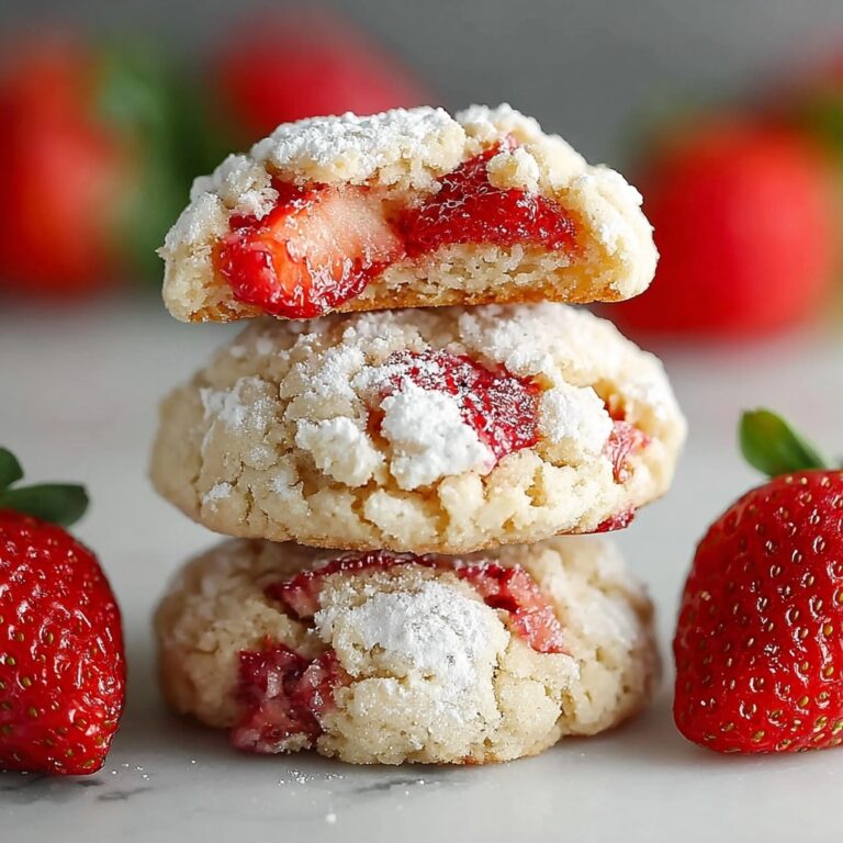 Soft Strawberry Shortcake Cookies Recipe