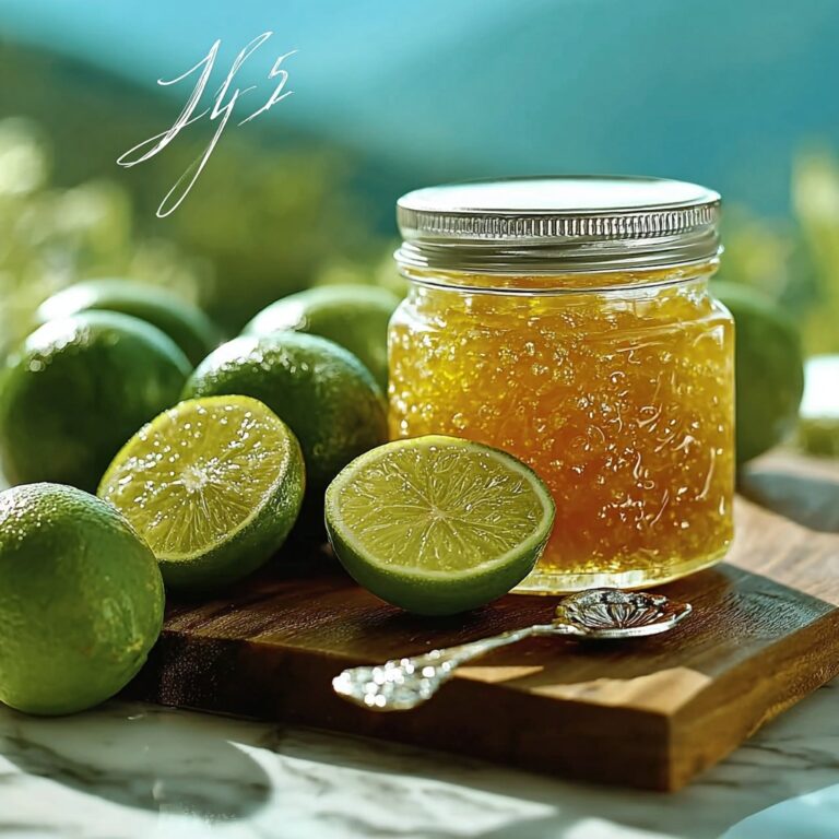 Delicious Lime Marmalade with Bursting Citrus Flavor Recipe