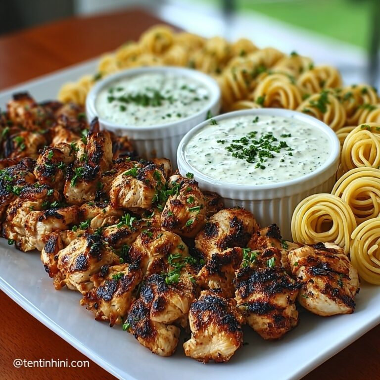 Indulgent Cajun Chicken Bites with Creamy Garlic Alfredo Twists Recipe