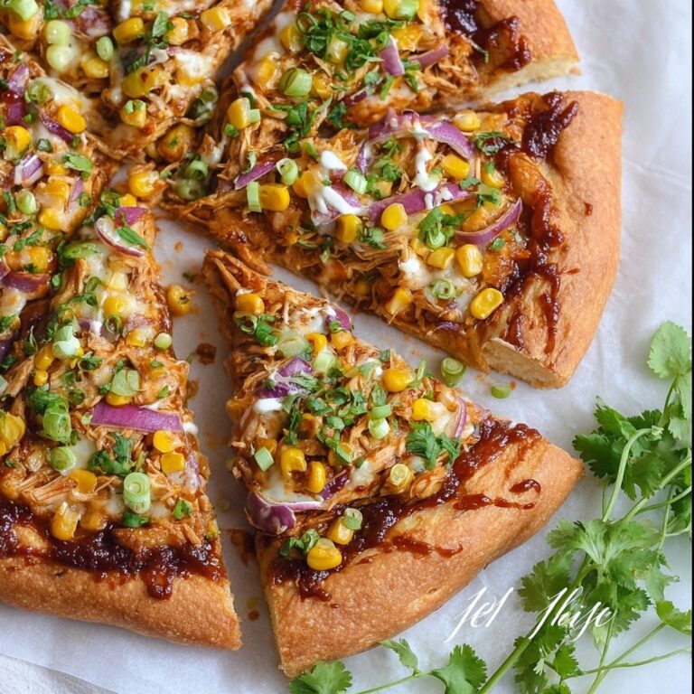 BBQ Chicken Pizza with Summer Corn Recipe
