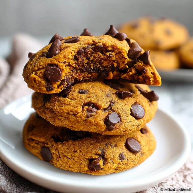 Healthy Pumpkin Chocolate Chip Cookies Recipe