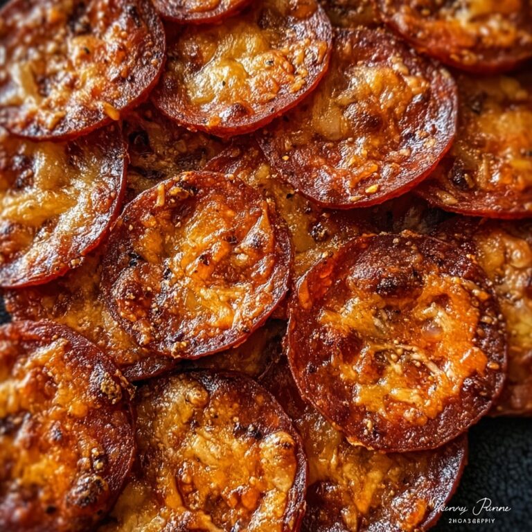 Pepperoni Cheese Crisps Recipe
