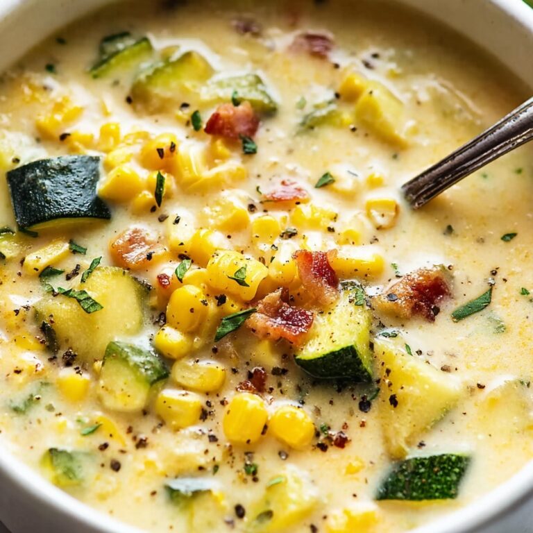 Summer Corn and Zucchini Chowder Recipe
