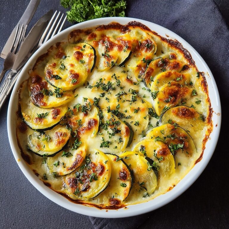 Cheesy Zucchini and Squash Casserole Recipe