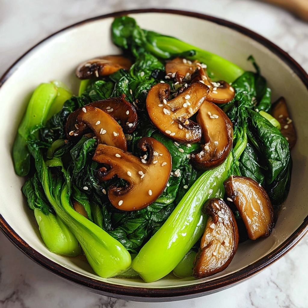 Bok Choy and Mushroom Stir Fry Recipe - Recipe Image