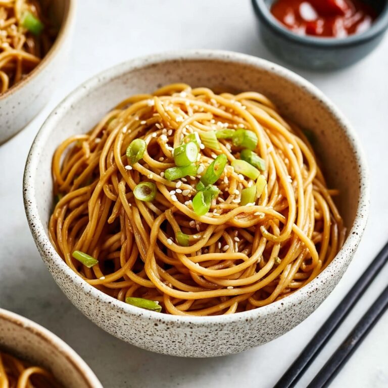 Garlic Sesame Noodles Recipe
