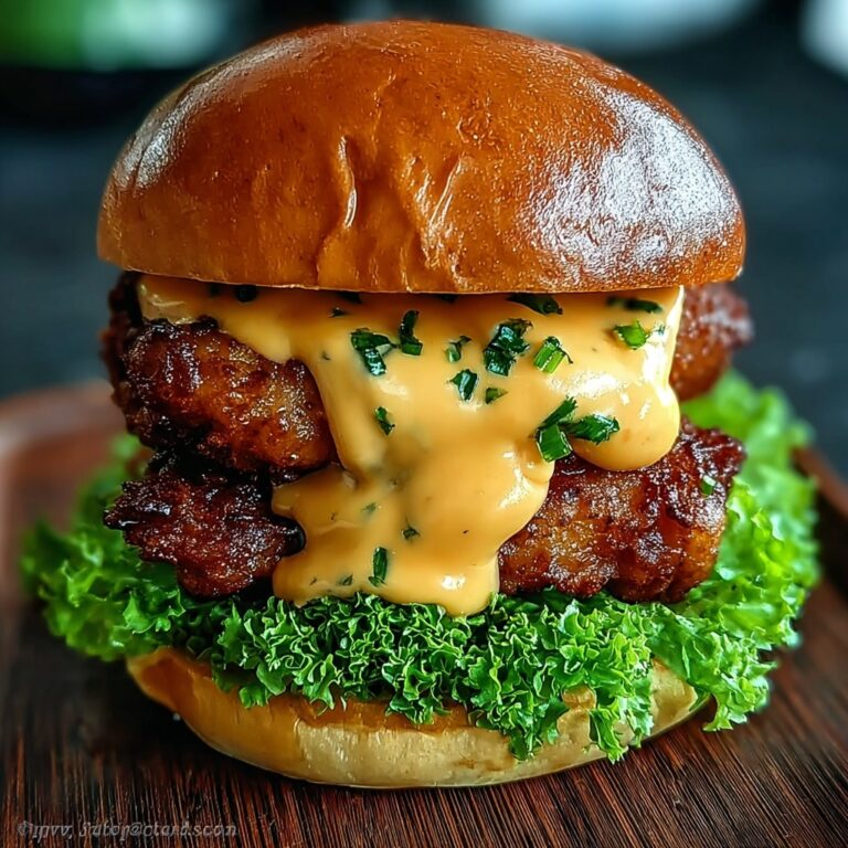 Irresistibly Spicy Chicken Sandwich with Creamy Sauce Recipe