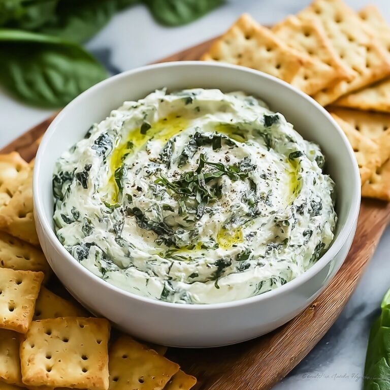 Irresistibly Creamy Herbed Spinach Dip for Easy Entertaining Recipe