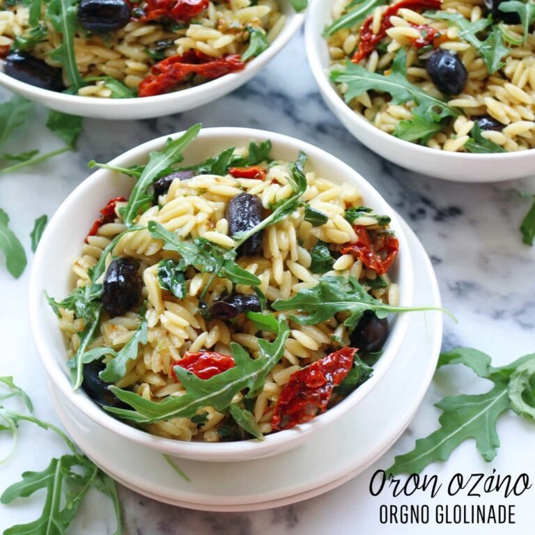 Orzo Salad with Dijon Vinaigrette Recipe
