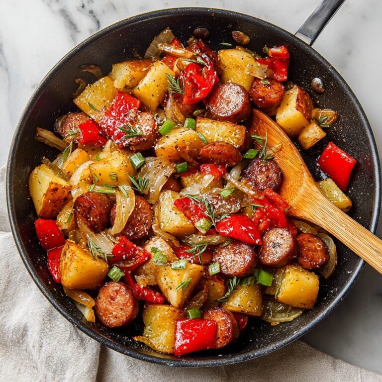 Sausage and Potatoes Roast with Fresh Herbs Recipe