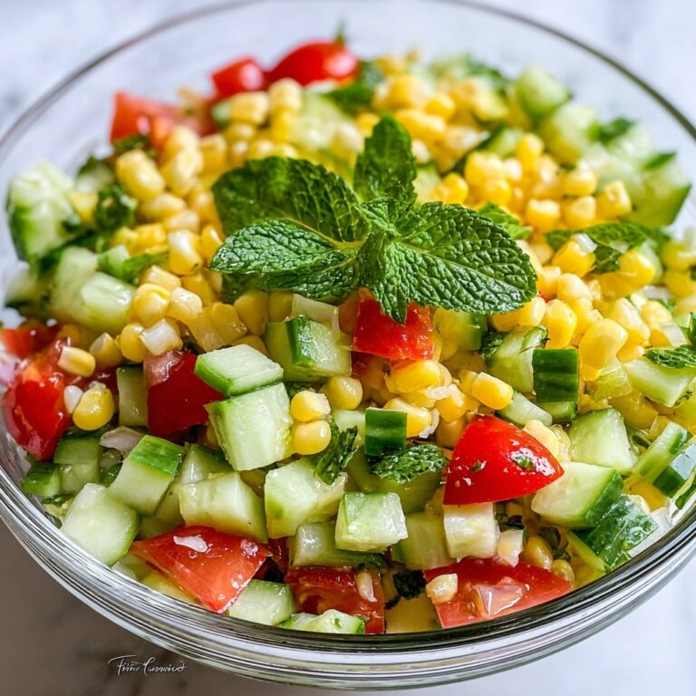 Sweet Summer Corn and Cucumber Salad Recipe